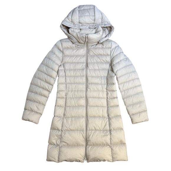 Uniqlo Jackets & Blazers - Uniqlo Ultra Light Long Genuine Down Coat Puffer Winter Nylon Beige Women's XS